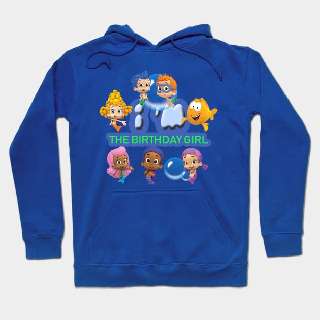 Bubble Guppies of Birthday Girl Hoodie by FirmanPrintables